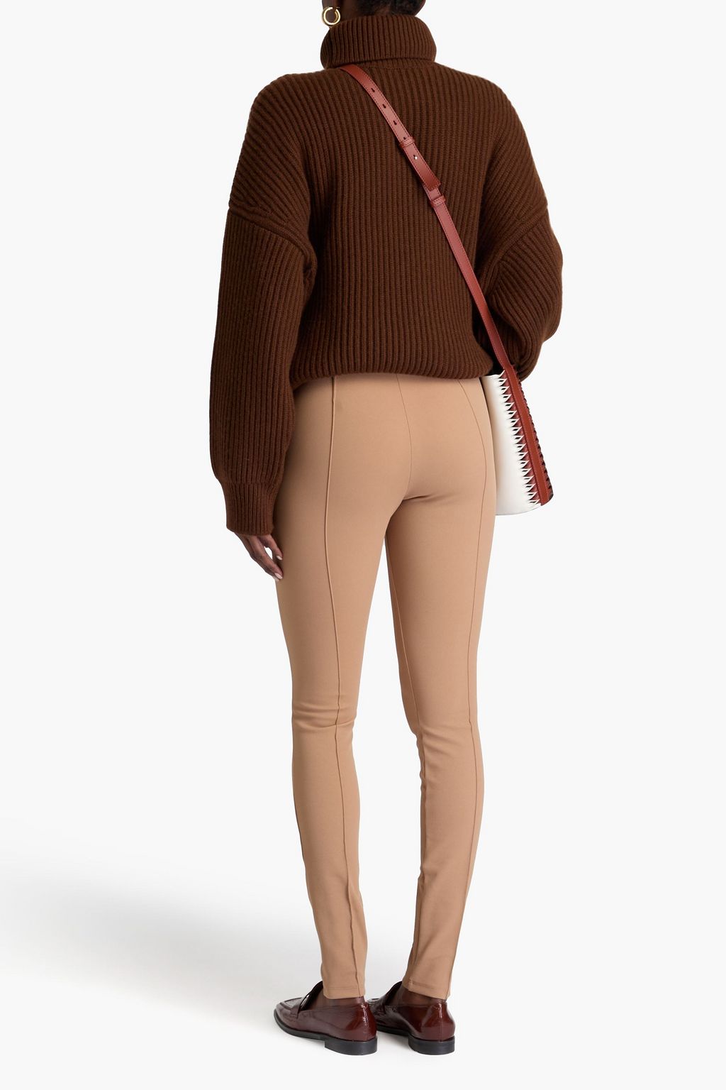 MAX MARA بنطلون "تورينو" بأرجل ضيقة من قماش دريل