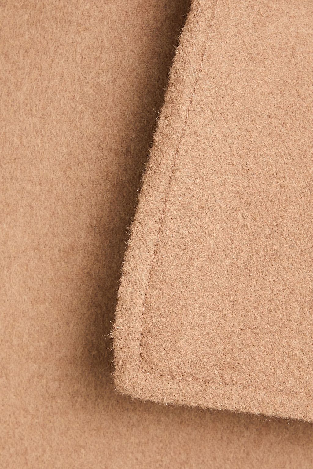 MAX MARA Coal camel hair maxi wrap skirt