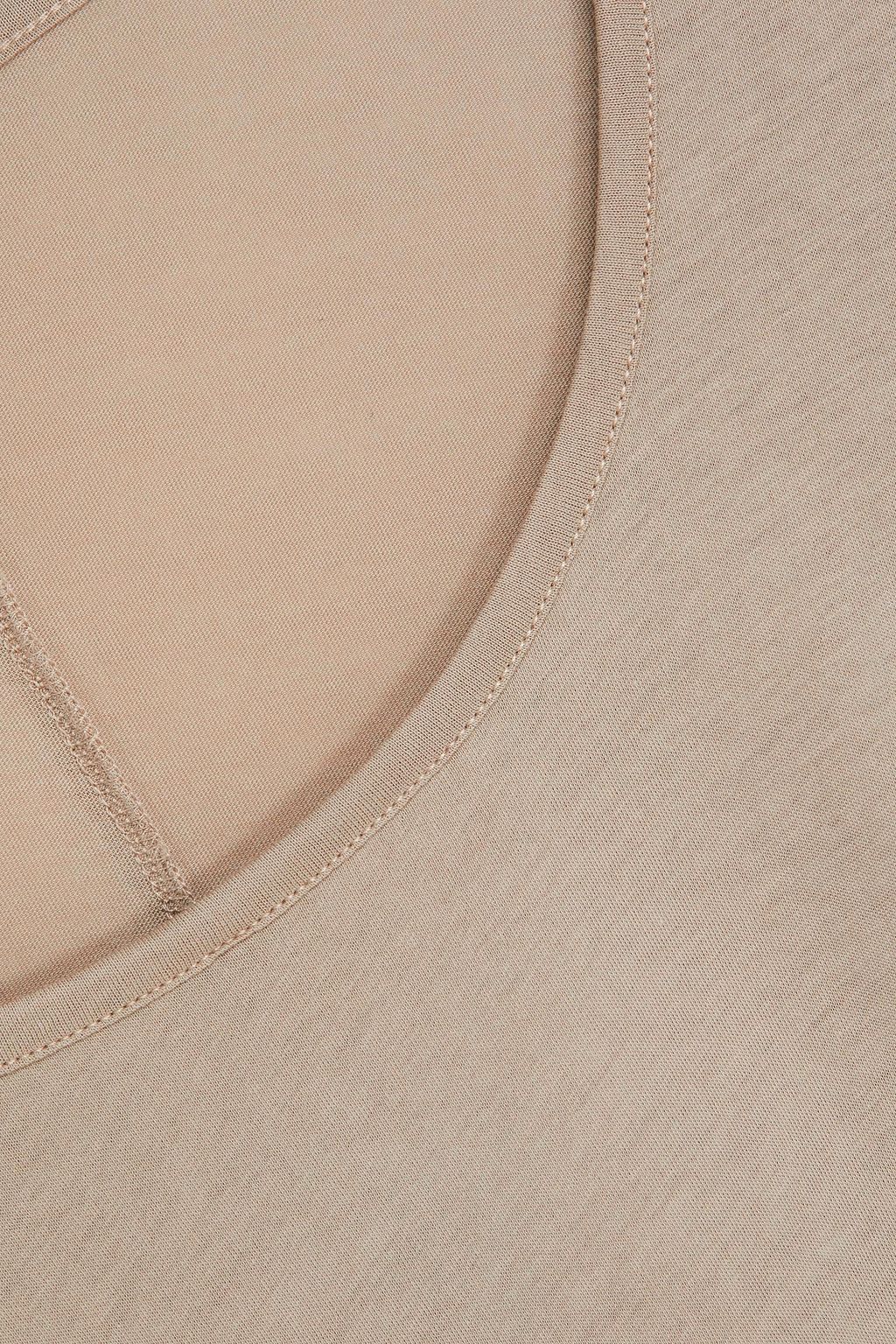 RAG & BONE بلوزة شاو من الجيرسي ومزيج المودال والقطن