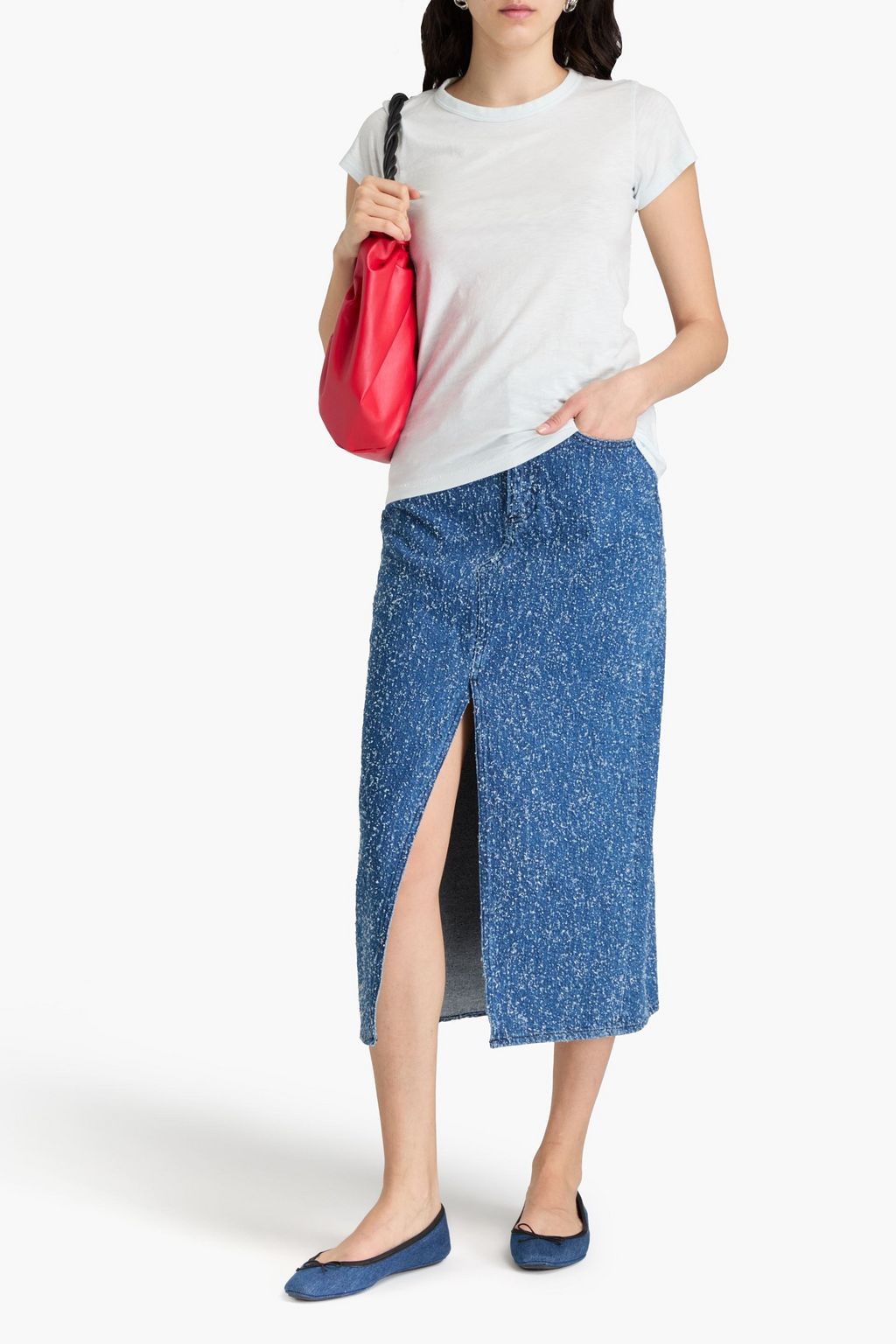 RAG & BONE Slub Pima cotton-jersey T-shirt