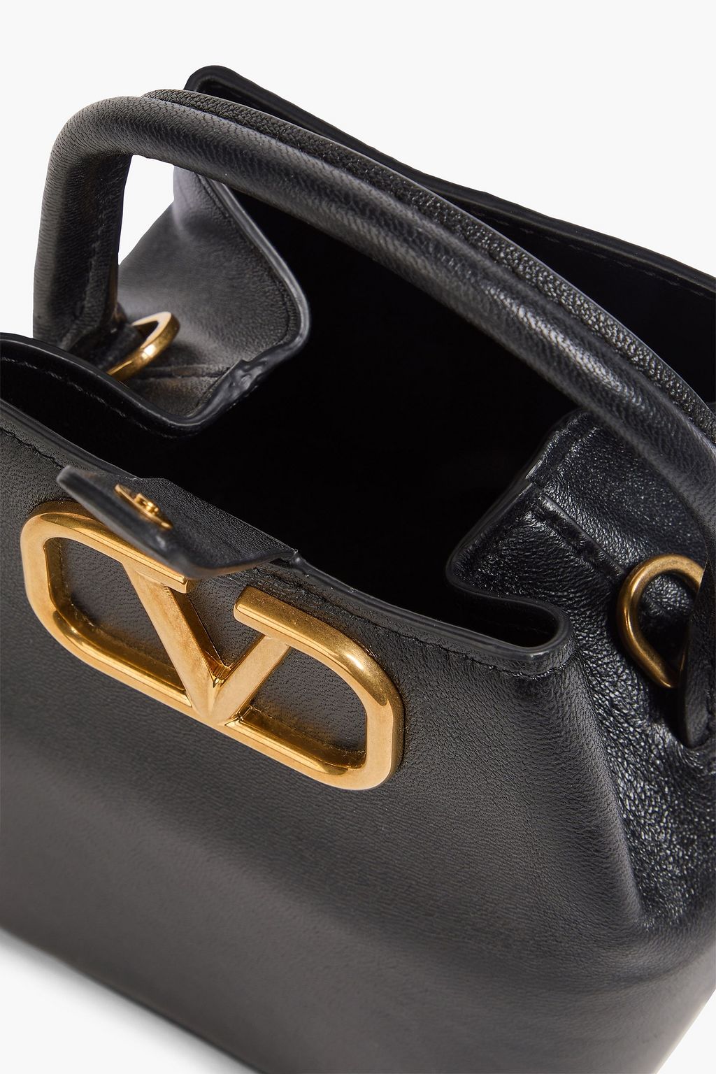 VALENTINO GARAVANI VLOGO leather bucket bag