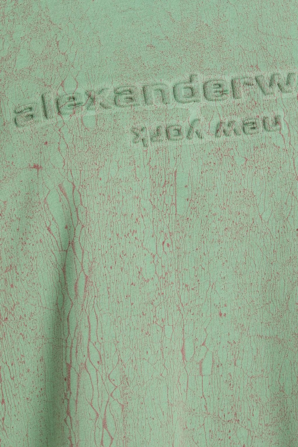 ALEXANDER WANG بلوزة من قطن جيرسي بتصميم منقوش
