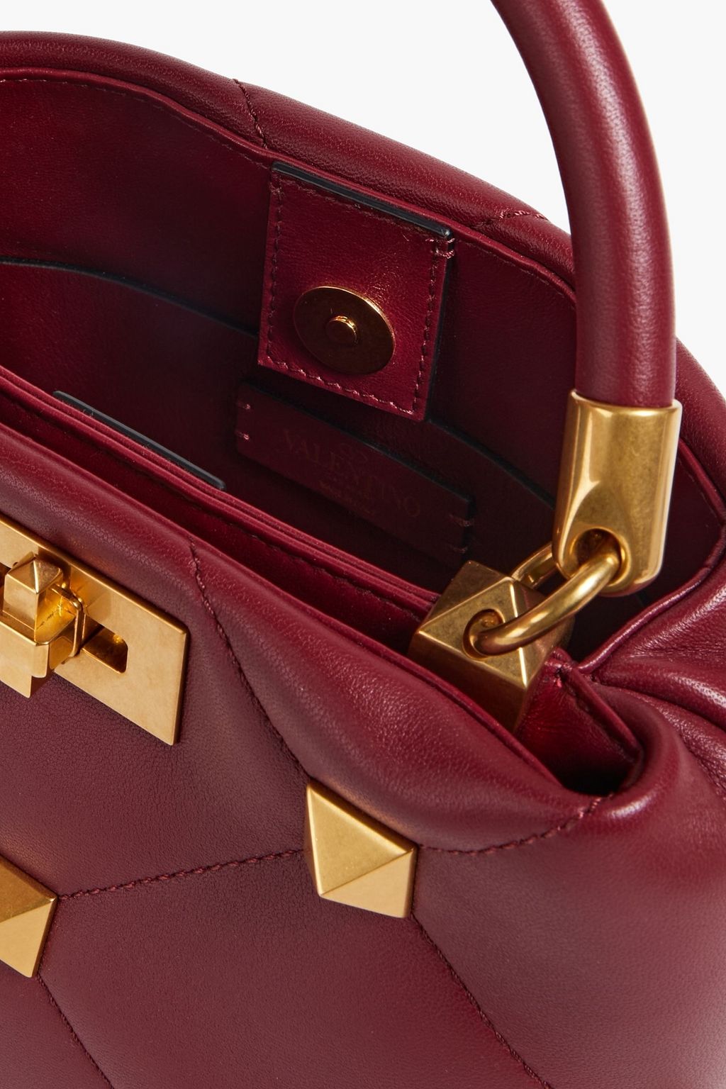 VALENTINO GARAVANI Roman Stud quilted leather tote