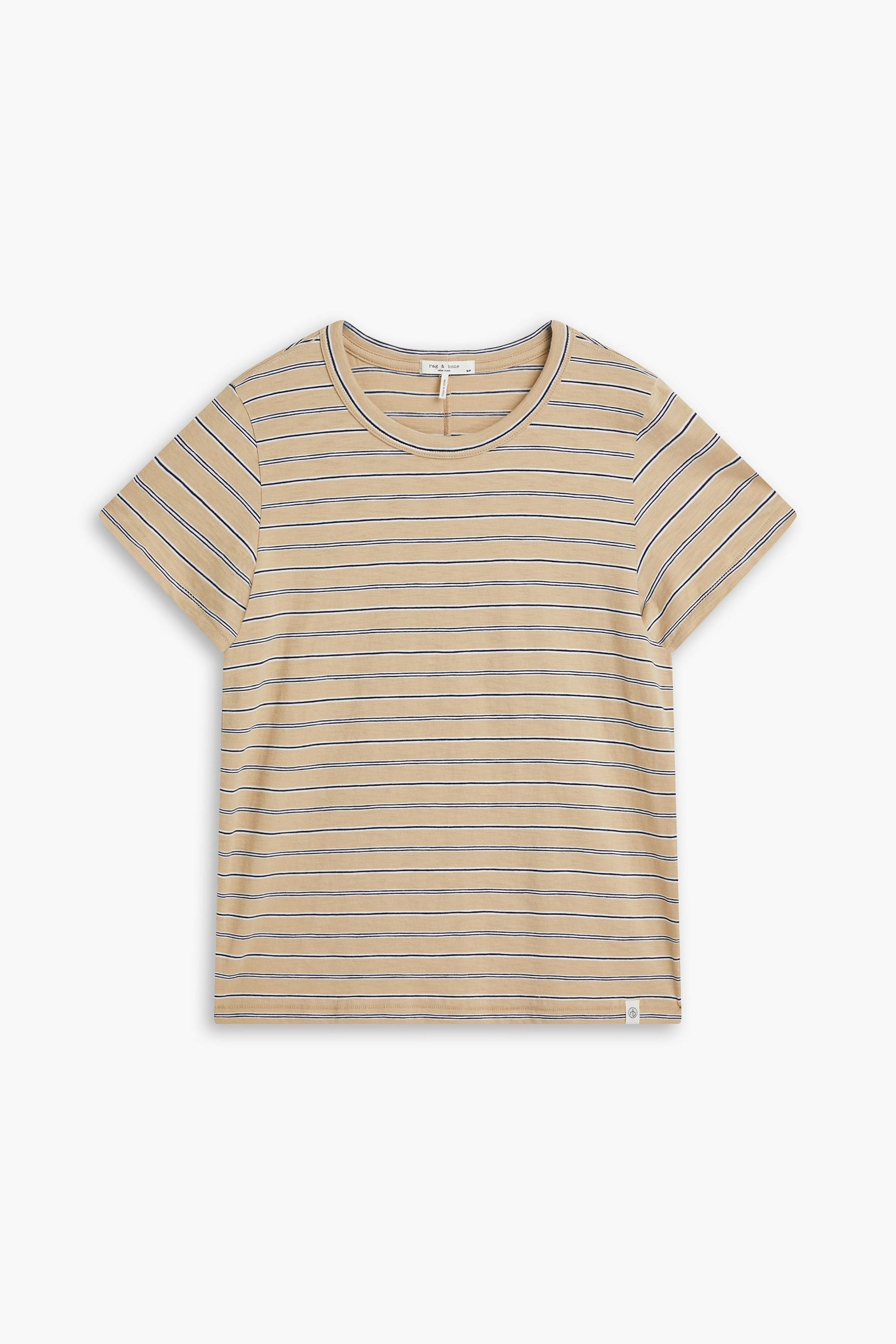 rag & bone Striped Pima cotton-jersey T-shirt thumbnail