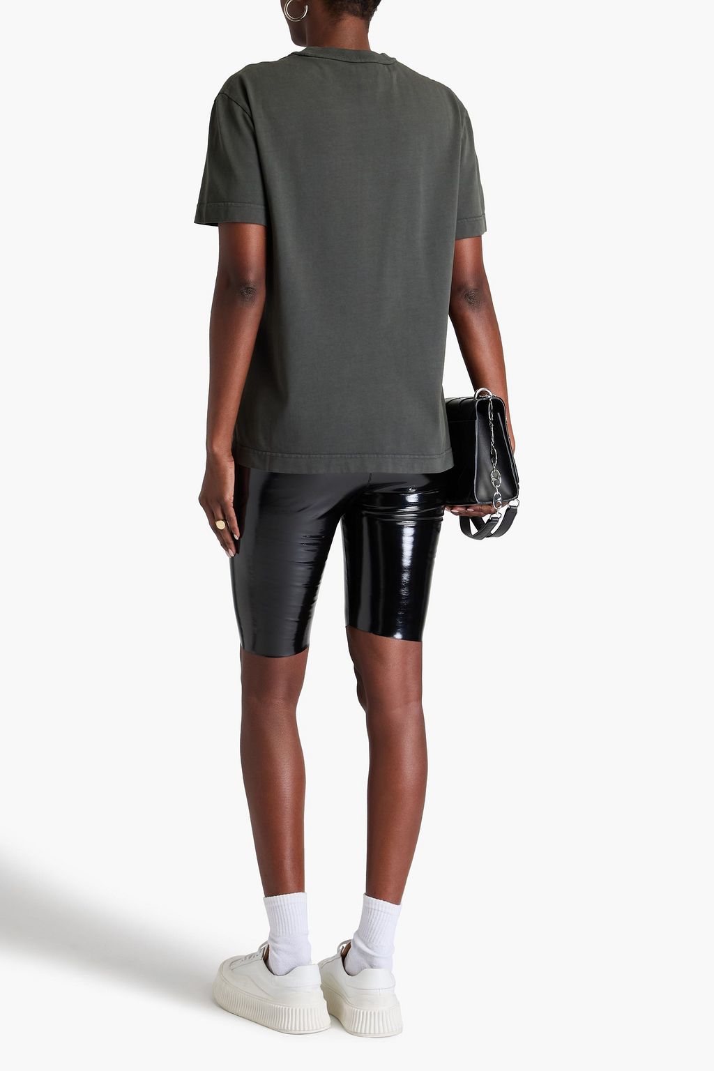 ALEXANDER WANG تي شيرت من قطن جيرسي بتصميم منقوش
