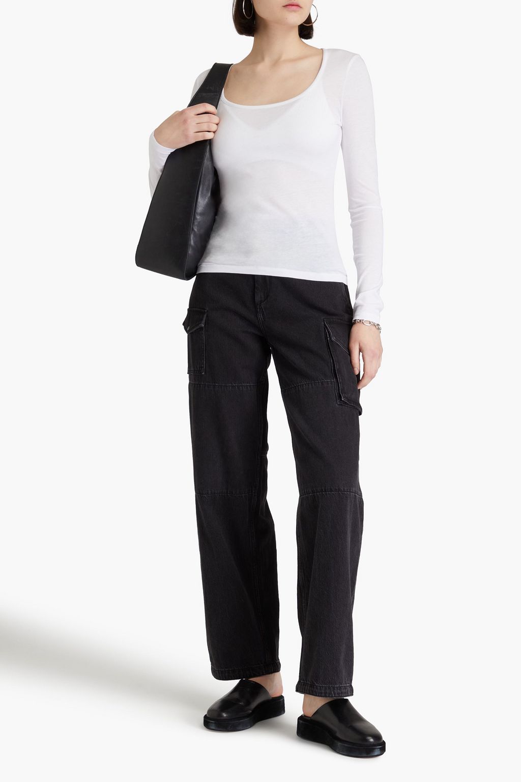 RAG & BONE コットン&モダール混ジャージー トップス