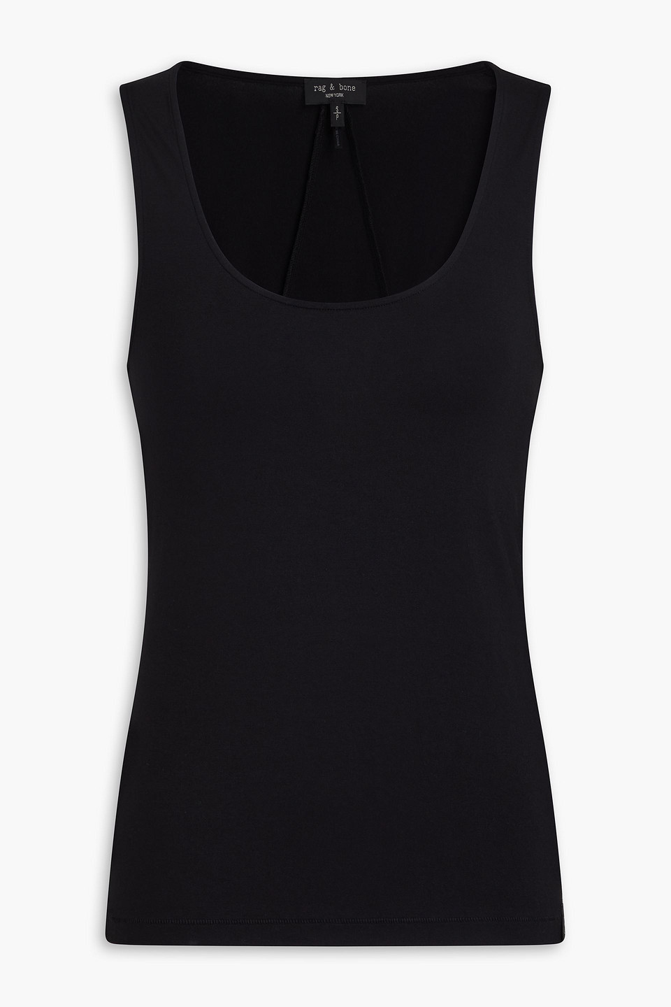 Rag & Bone Luca Modal-blend Jersey Tank In Black