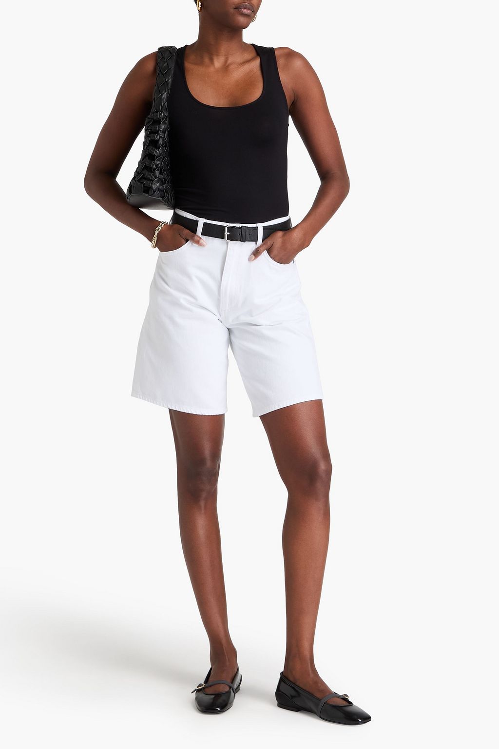 RAG & BONE تانك توب لوكا من الجيرسي ومزيج المودال