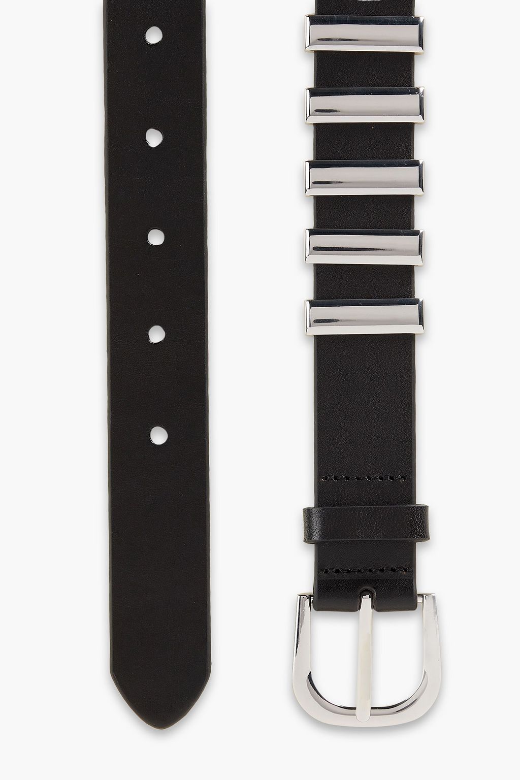 FRAME Timeless Buckle Militant Ledergürtel mit Verzierung