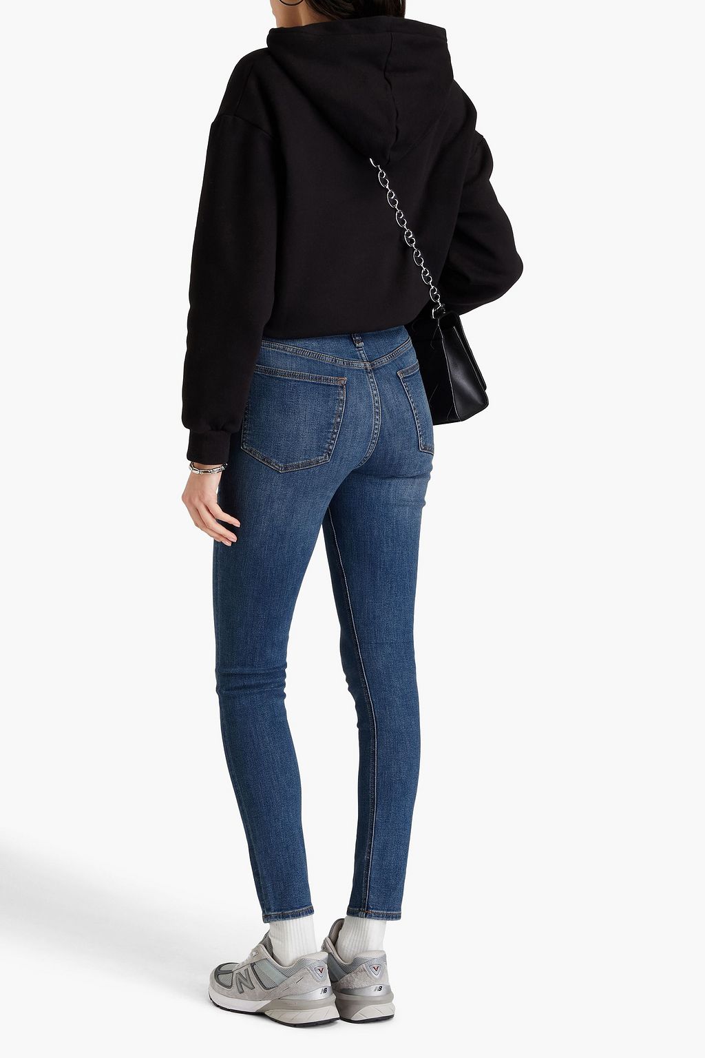 RAG & BONE جينز نينا بخصر مرتفع وأرجل ضيقة