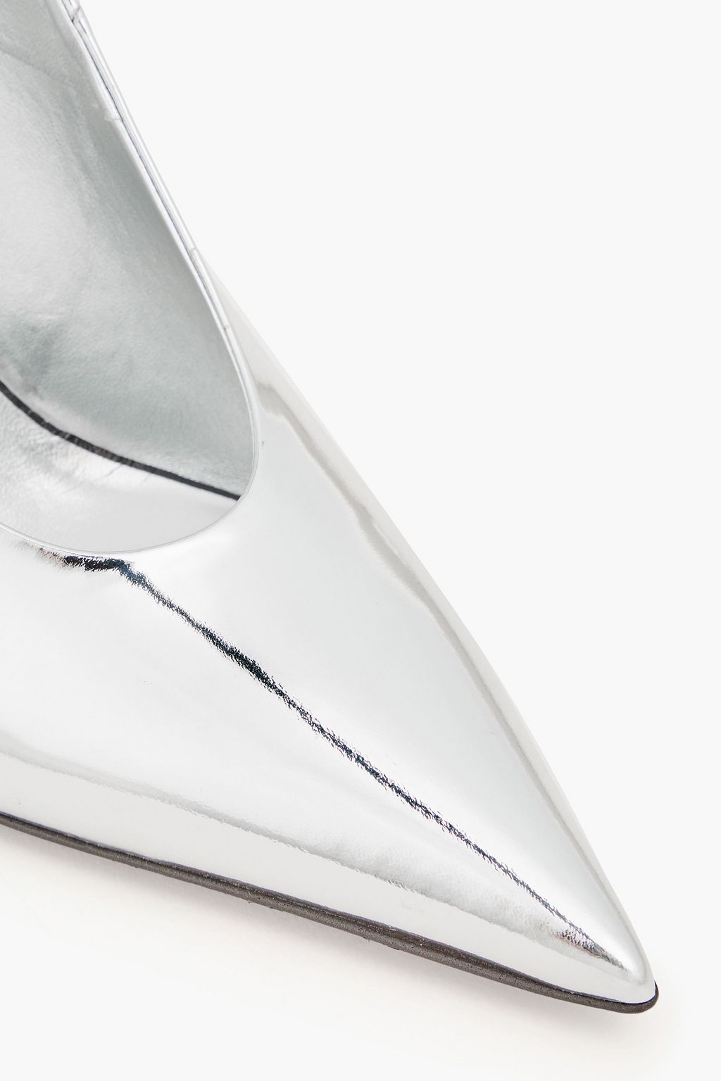 VALENTINO GARAVANI Mirrored-leather pumps