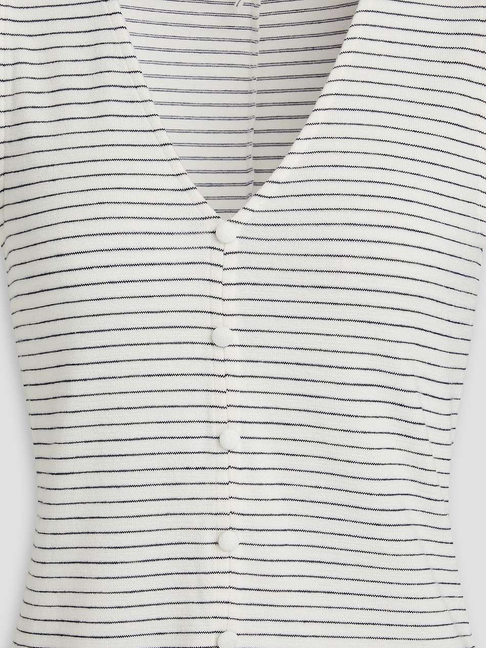 striped knitted top