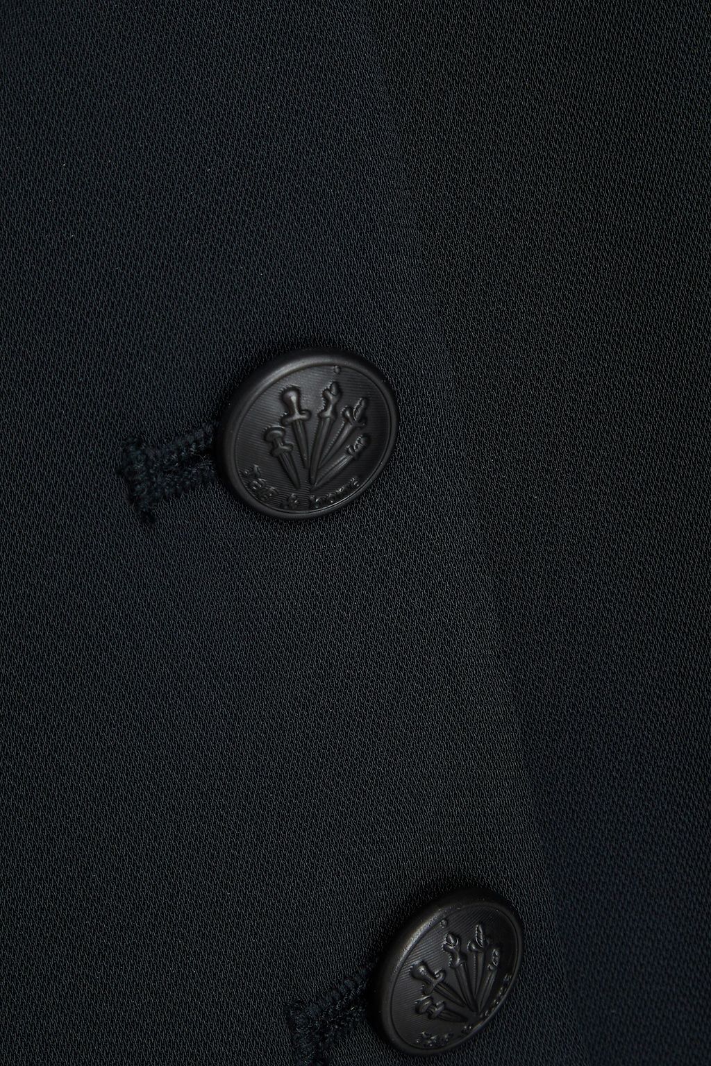 RAG & BONE فيست إيثيل من الكريب بياقة هالتر الدائرية