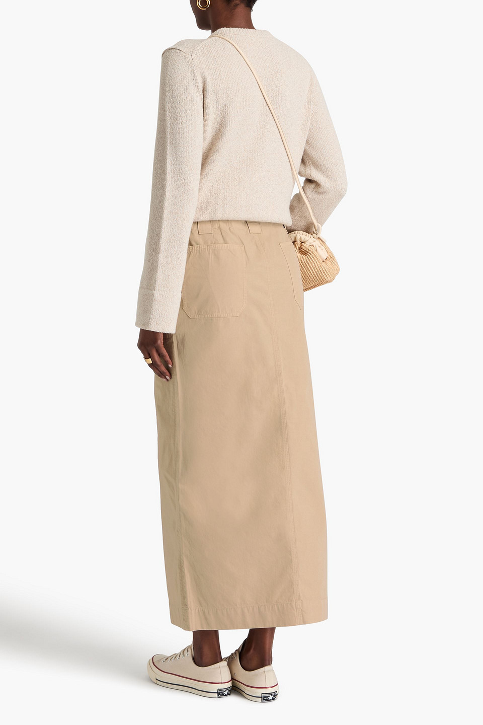  Rag & Bone - Leyton Cotton Maxi Skirt - Neutral - Us 8 