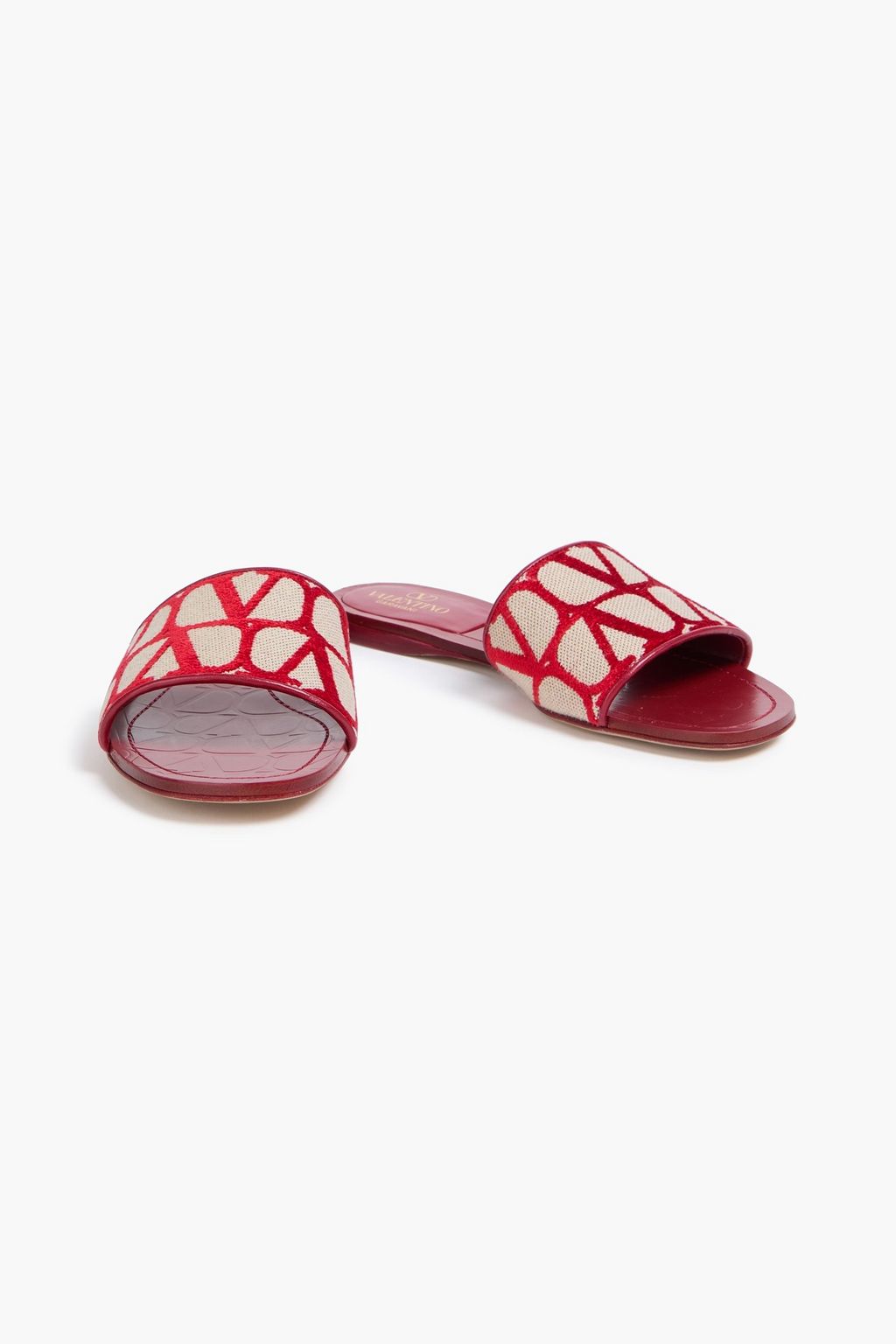 VALENTINO GARAVANI Jacquard slides
