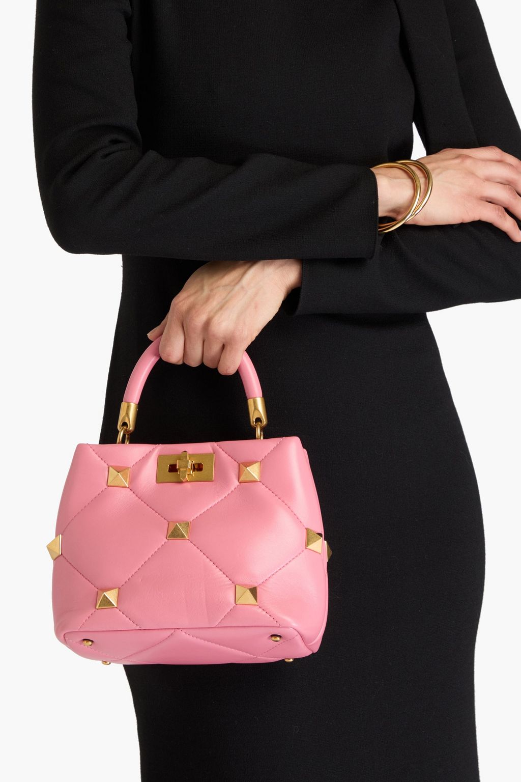 VALENTINO GARAVANI Roman Stud quilted leather tote