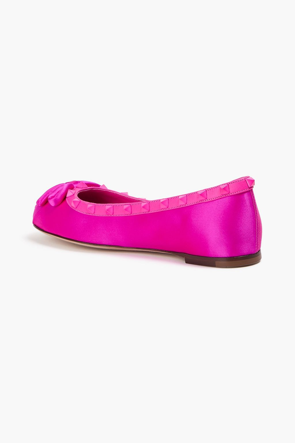 VALENTINO GARAVANI Ballerinas „Rockstud“ aus Satin