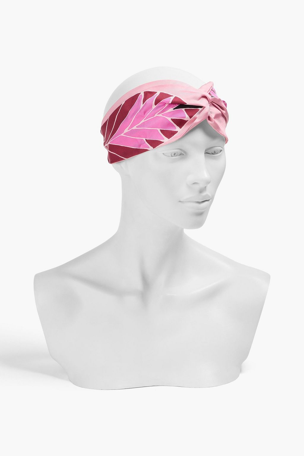 VALENTINO GARAVANI Knotted printed silk-twill hairband