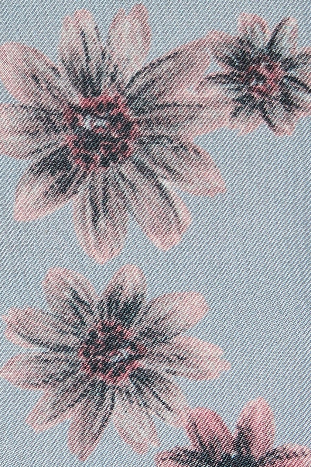 VALENTINO GARAVANI Floral-print silk-twill scarf