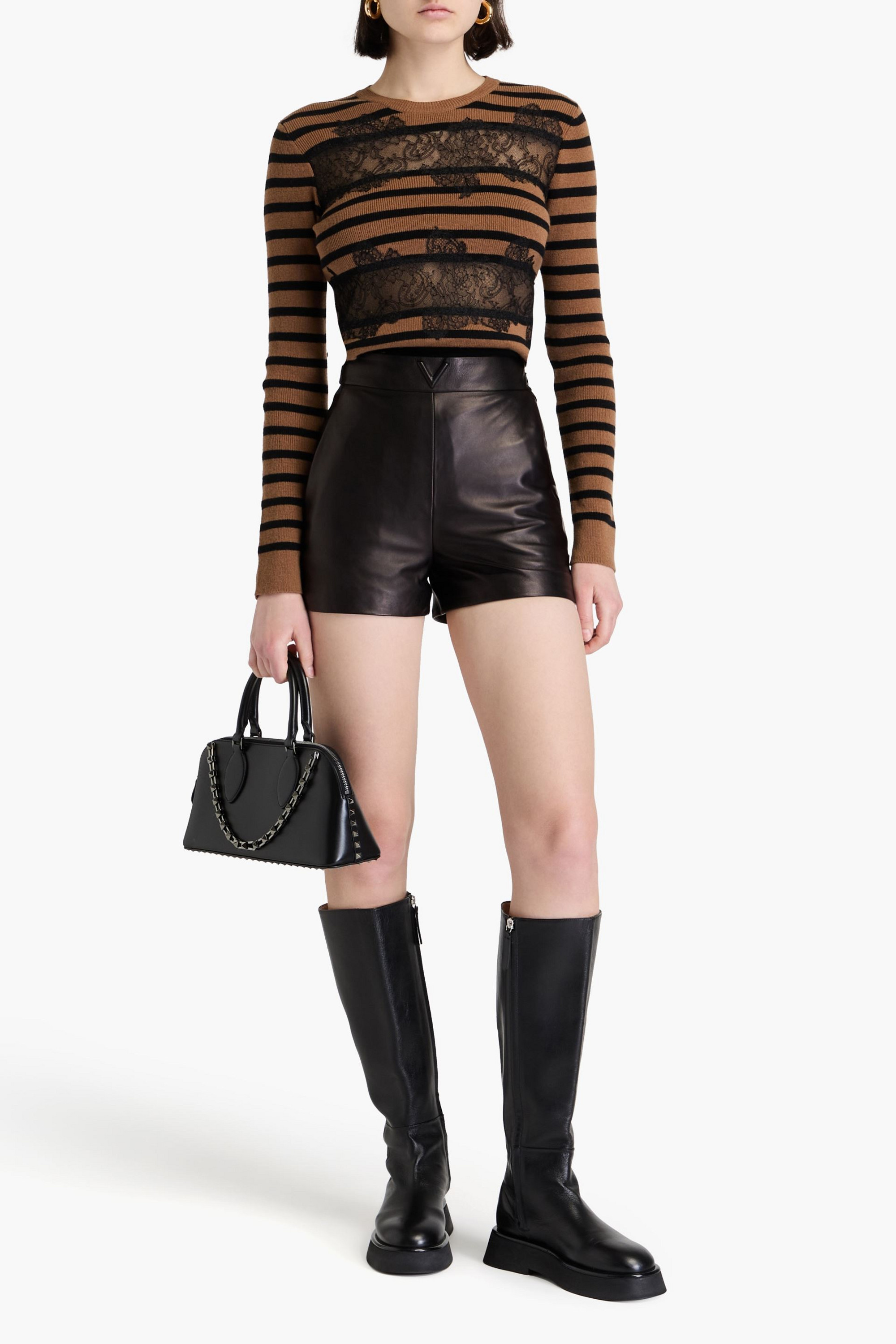 Valentino Garavani Leather shorts