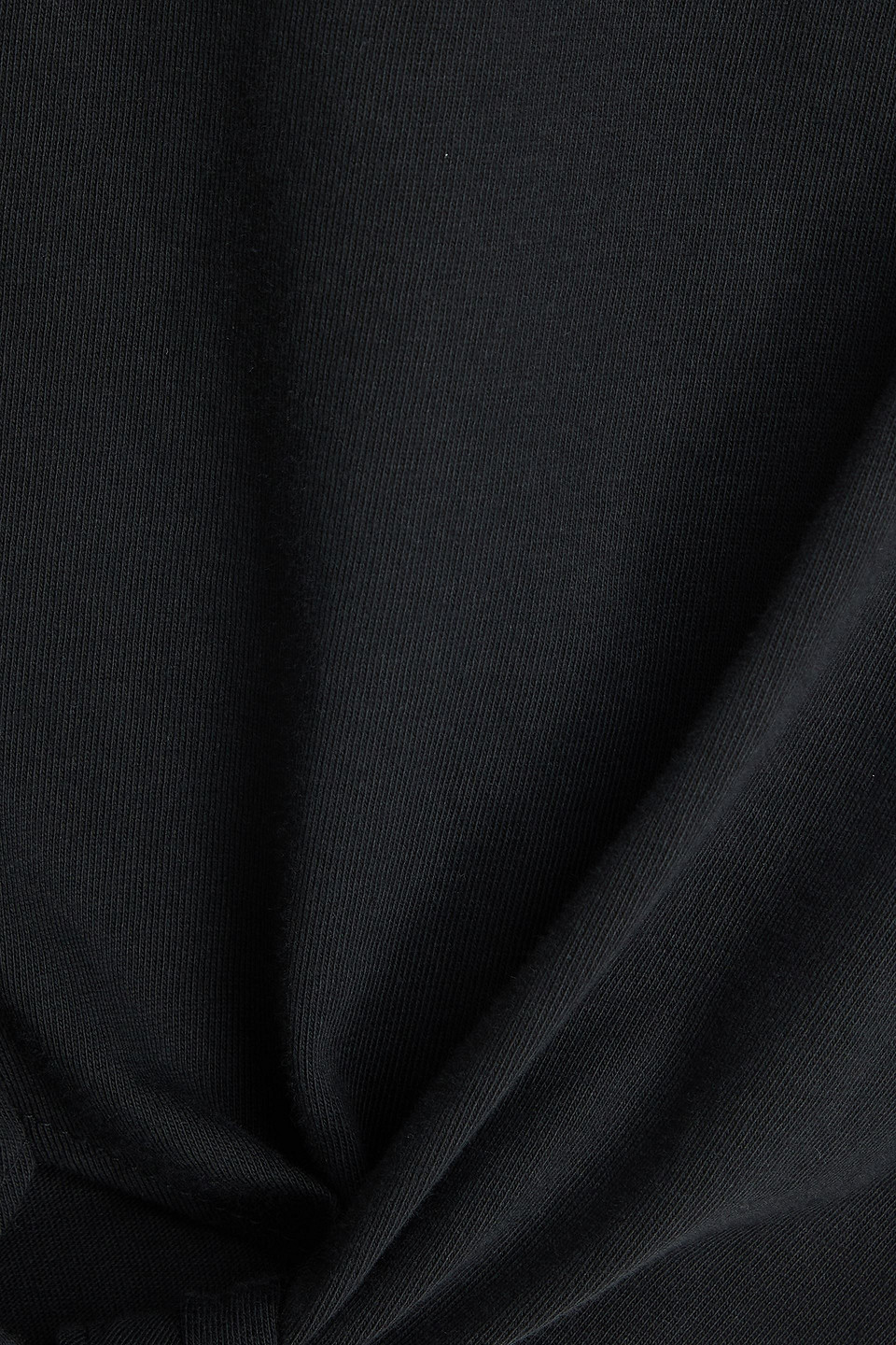 Rag & Bone Black Mica Tie T-shirt In Black