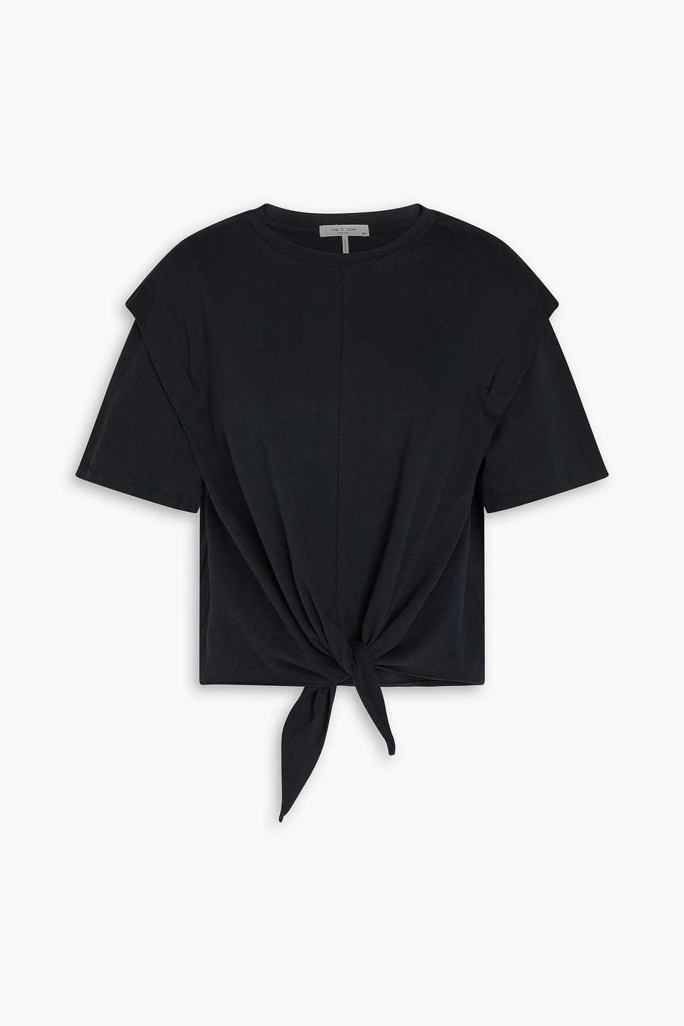 Rag & Bone Black Mica Tie T-shirt