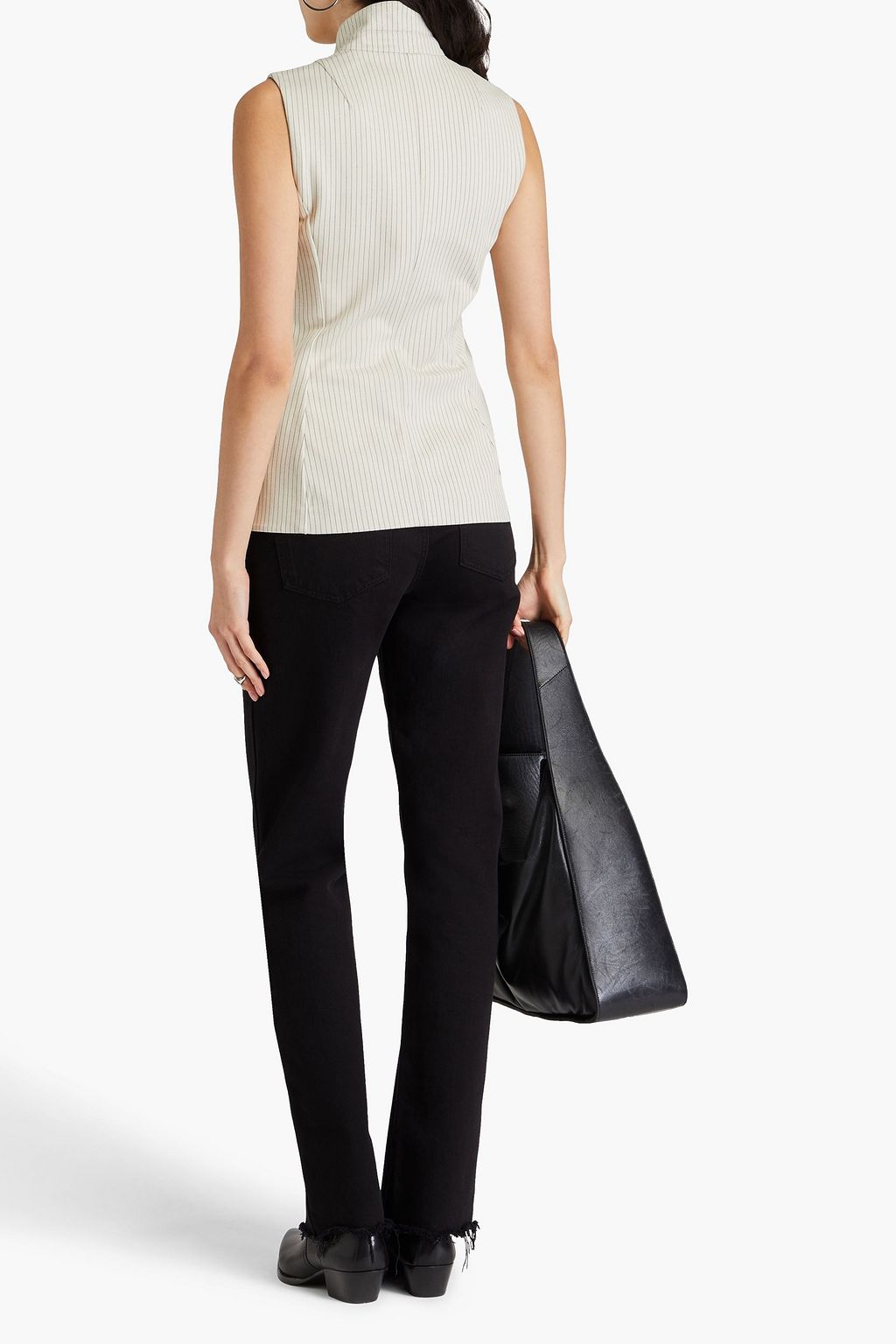 RAG & BONE Slade pinstriped jersey vest