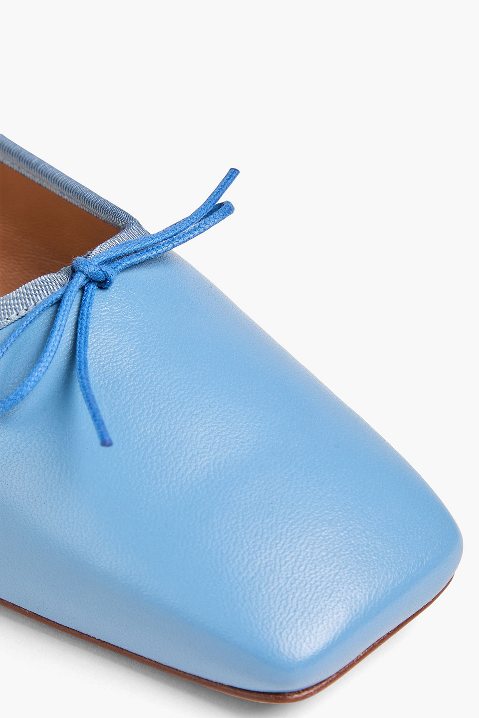 MANSUR GAVRIEL LEATHER BALLET FLATS