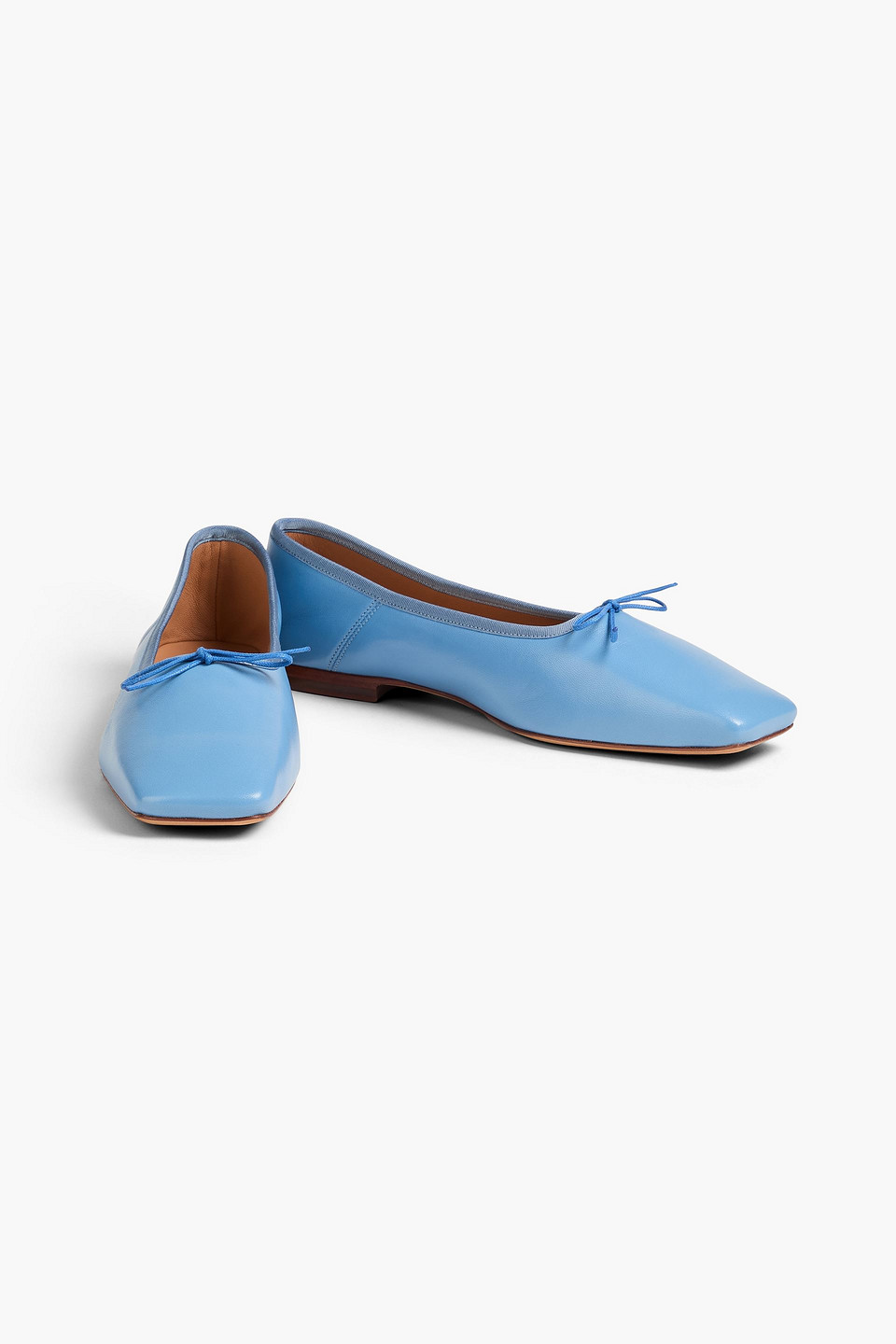 MANSUR GAVRIEL LEATHER BALLET FLATS