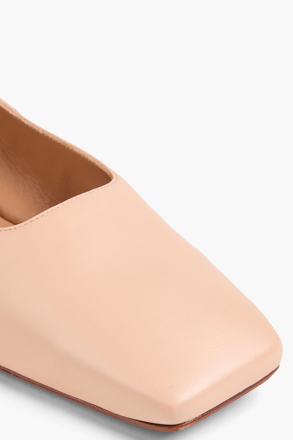 MANSUR GAVRIEL حذاء مسطّح بنمط ماري جين من الجلد