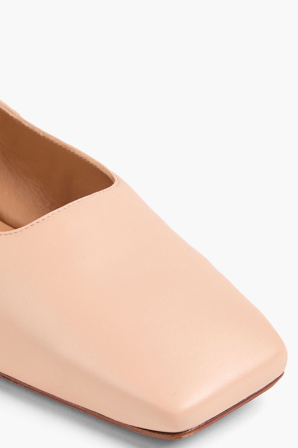 MANSUR GAVRIEL LEATHER MARY JANE FLATS