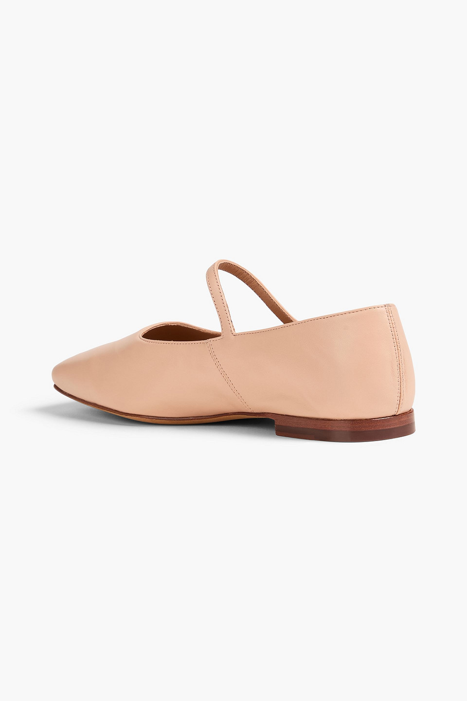 MANSUR GAVRIEL LEATHER MARY JANE FLATS