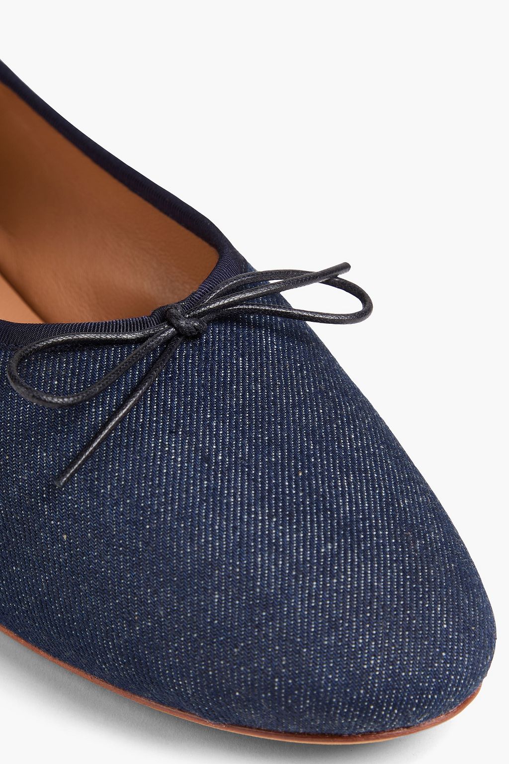 MANSUR GAVRIEL حذاء باليرينا مسطح من الدنيم