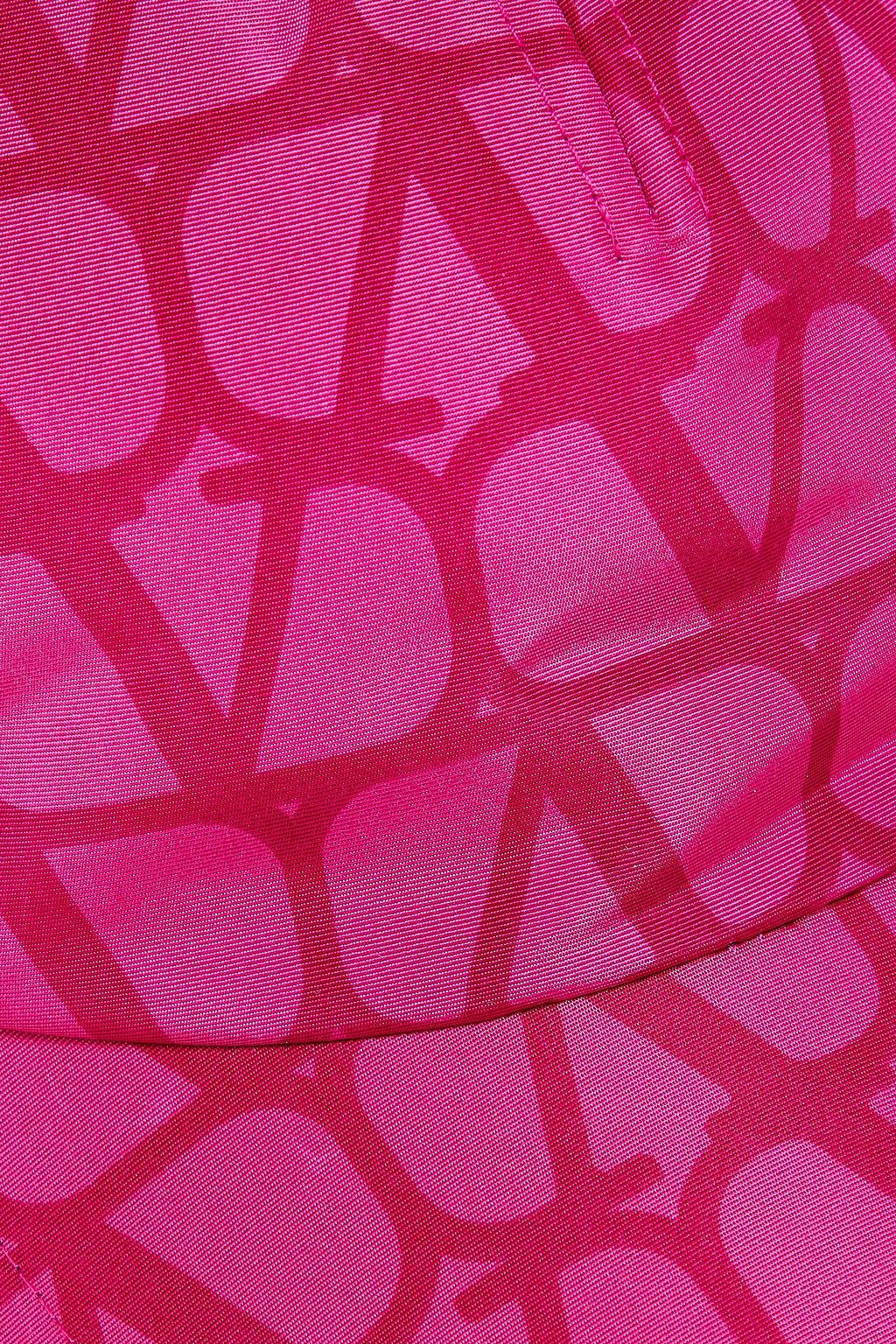 VALENTINO GARAVANI VLOGO printed silk-twill baseball cap