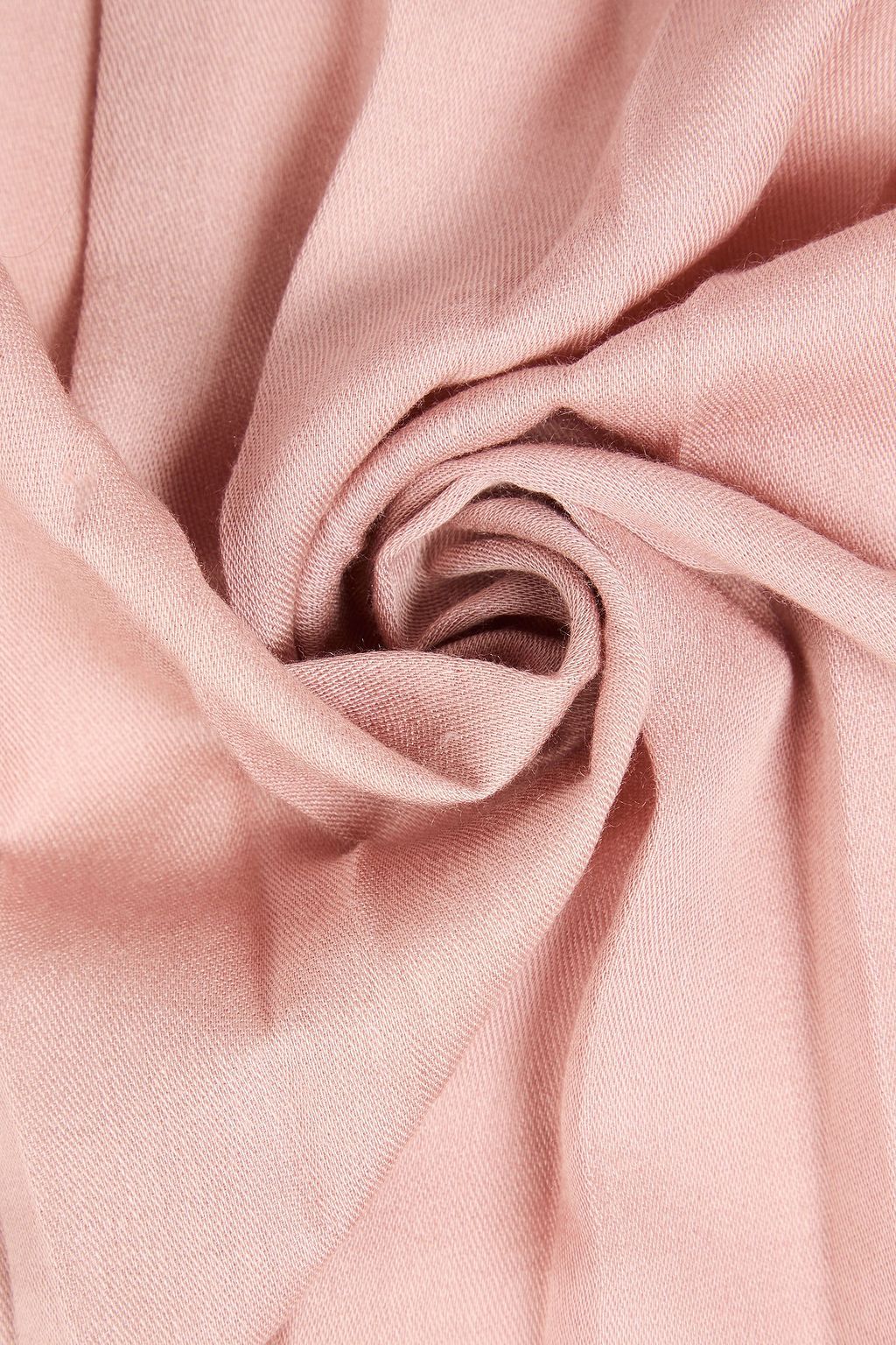 VALENTINO GARAVANI Lace-trimmed modal-blend scarf