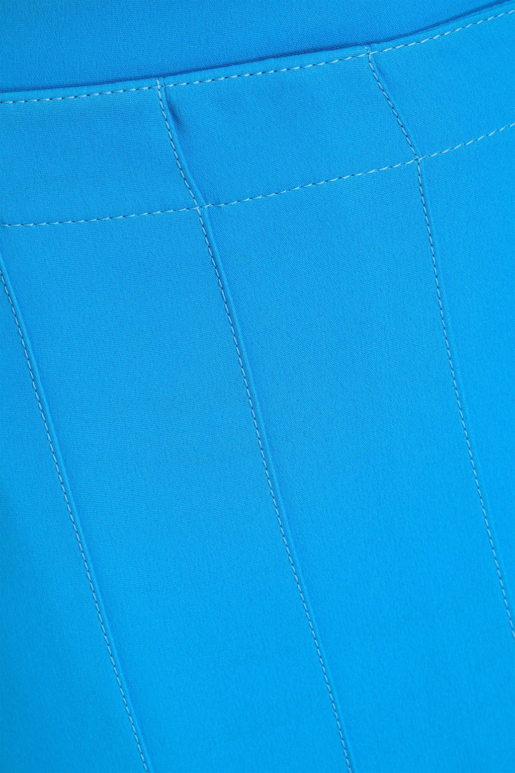 VALENTINO GARAVANI Wrap-effect silk-crepe midi skirt