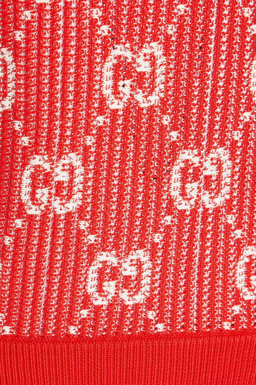 GUCCI Jacquard-knit cotton vest