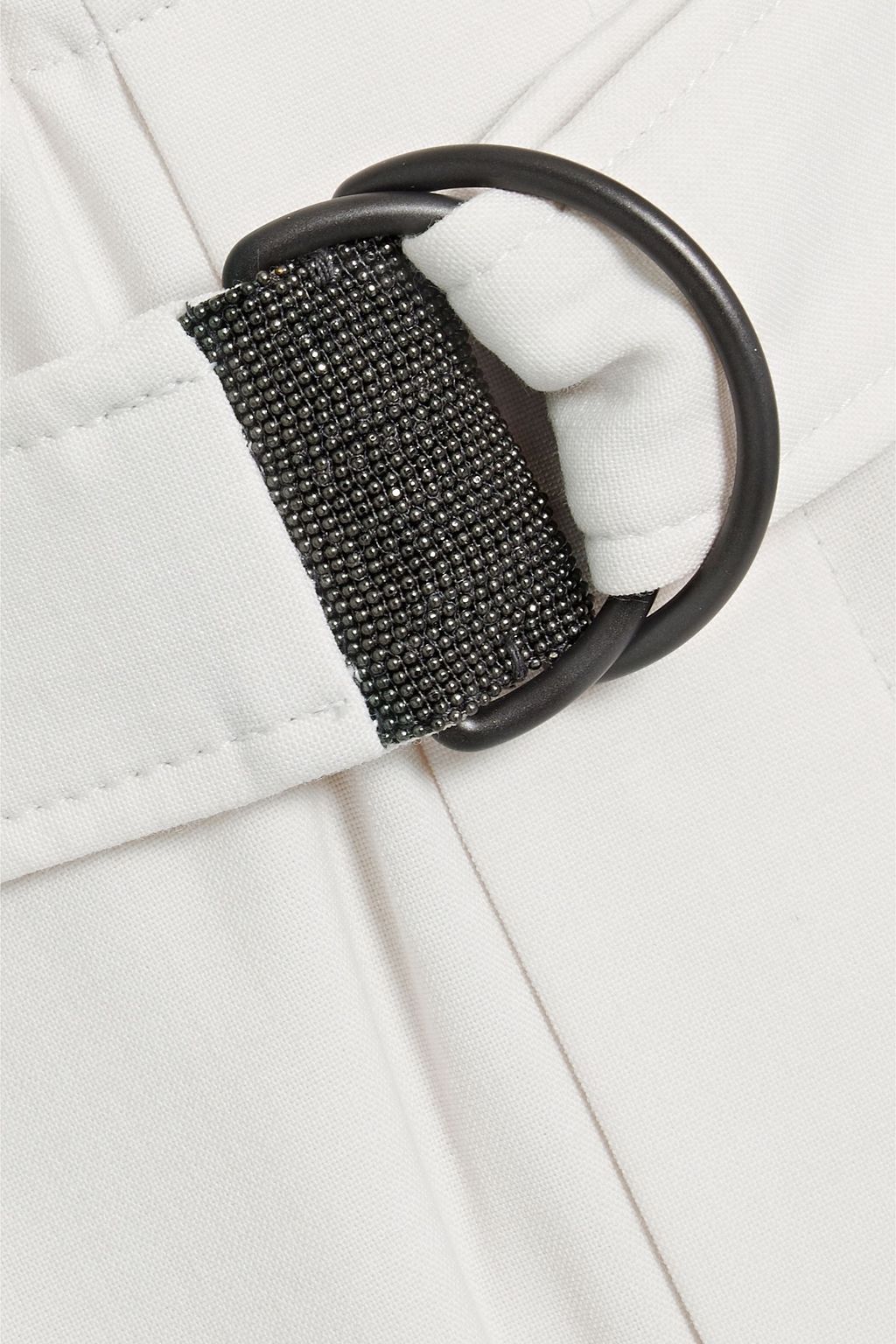 BRUNELLO CUCINELLI Belted woven tapered pants