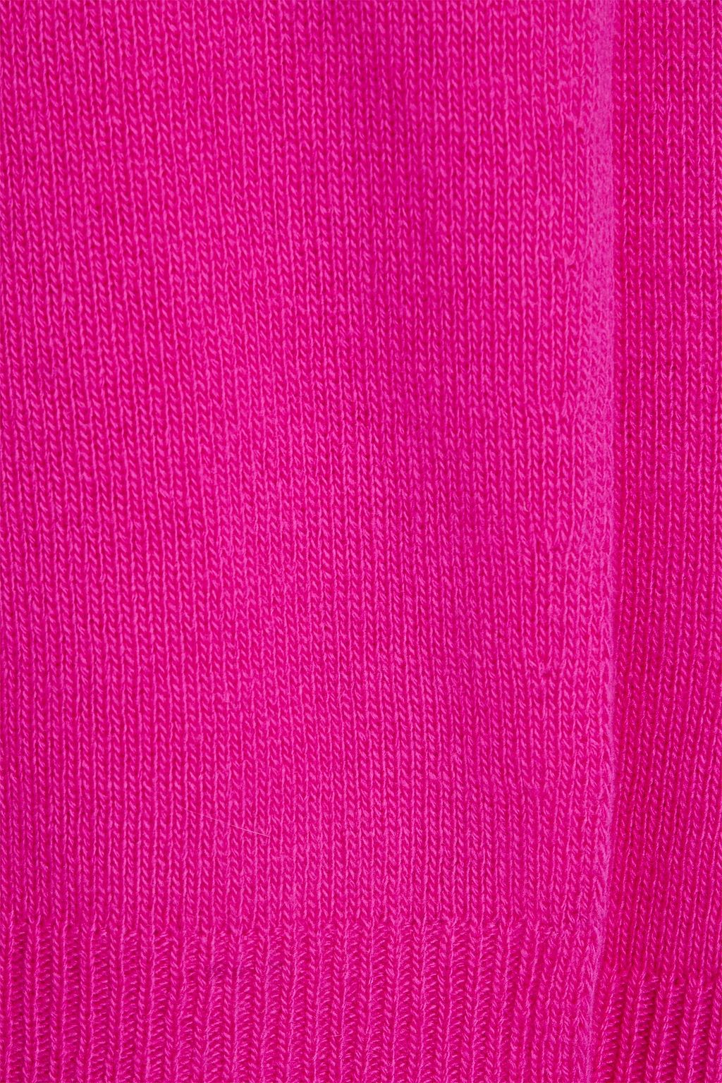 VALENTINO GARAVANI Draped cashmere and wool-blend sweater