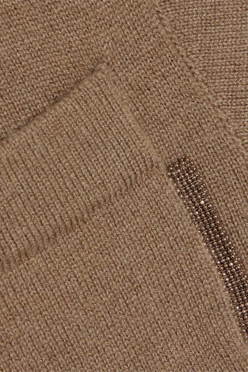 BRUNELLO CUCINELLI Bead-embellished cashmere sweater