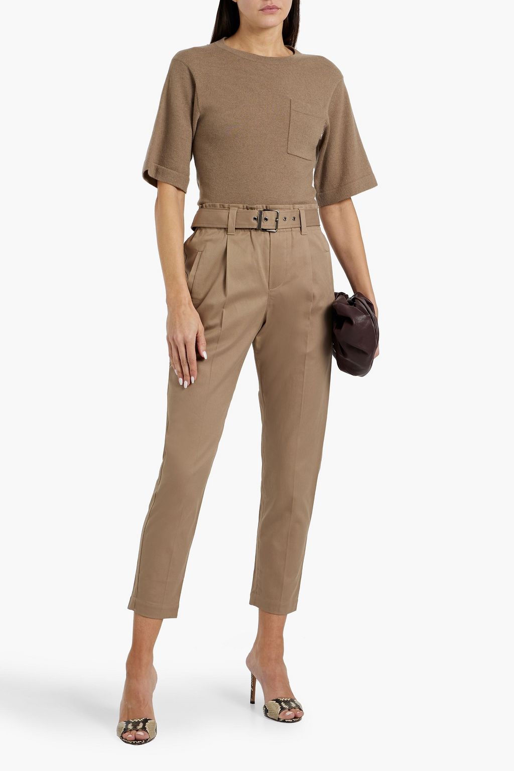 BRUNELLO CUCINELLI Bead-embellished cashmere sweater