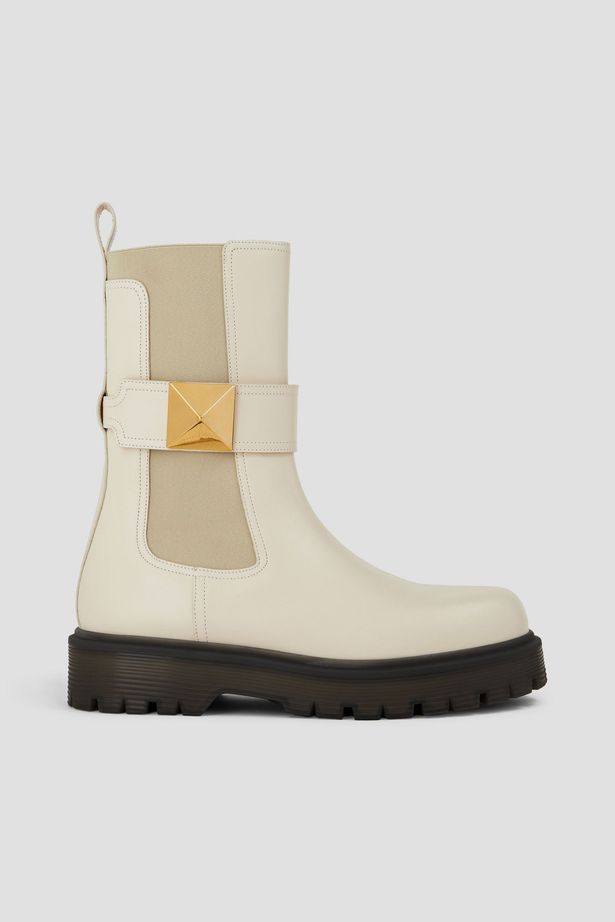 Valentino Garavani One Stud leather Chelsea boots