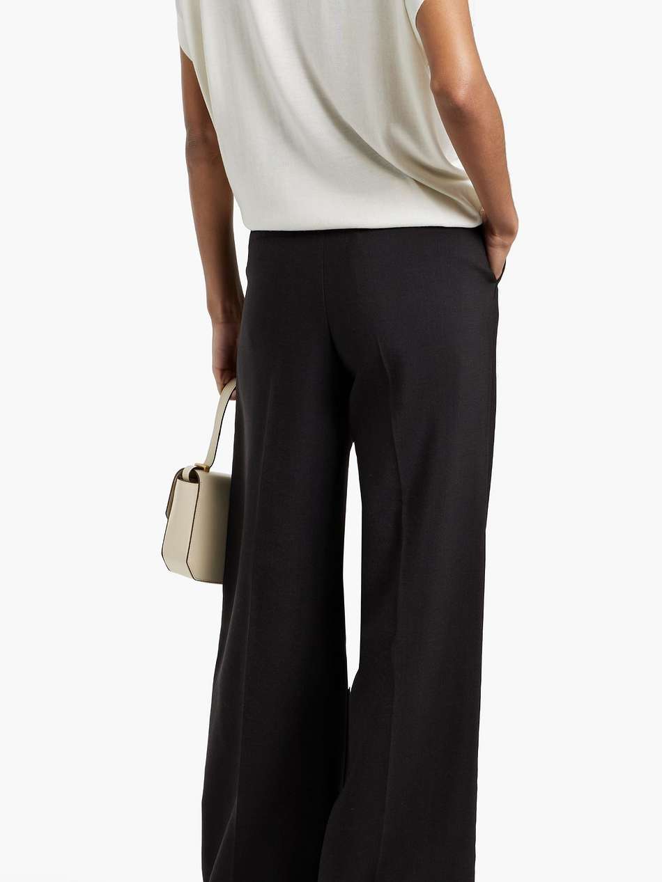 bead-embellished cashmere and silk-blend top