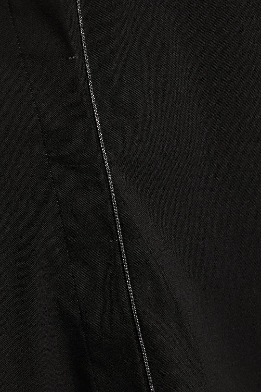 BRUNELLO CUCINELLI Bead-embellished cotton-blend poplin shirt