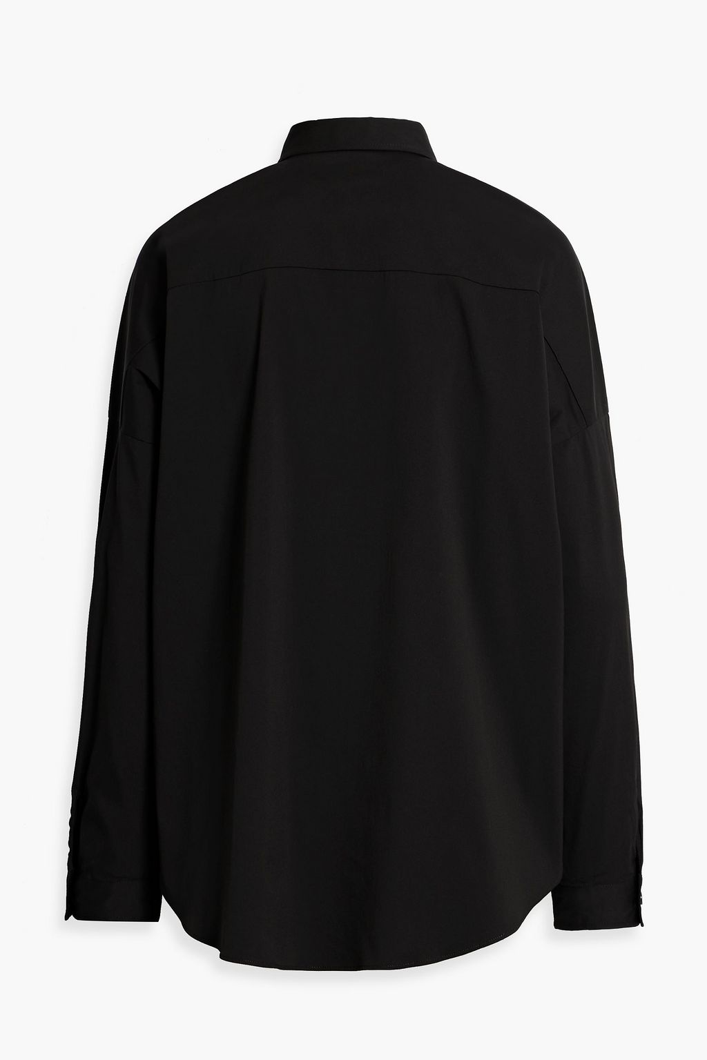 BRUNELLO CUCINELLI Bead-embellished cotton-blend poplin shirt
