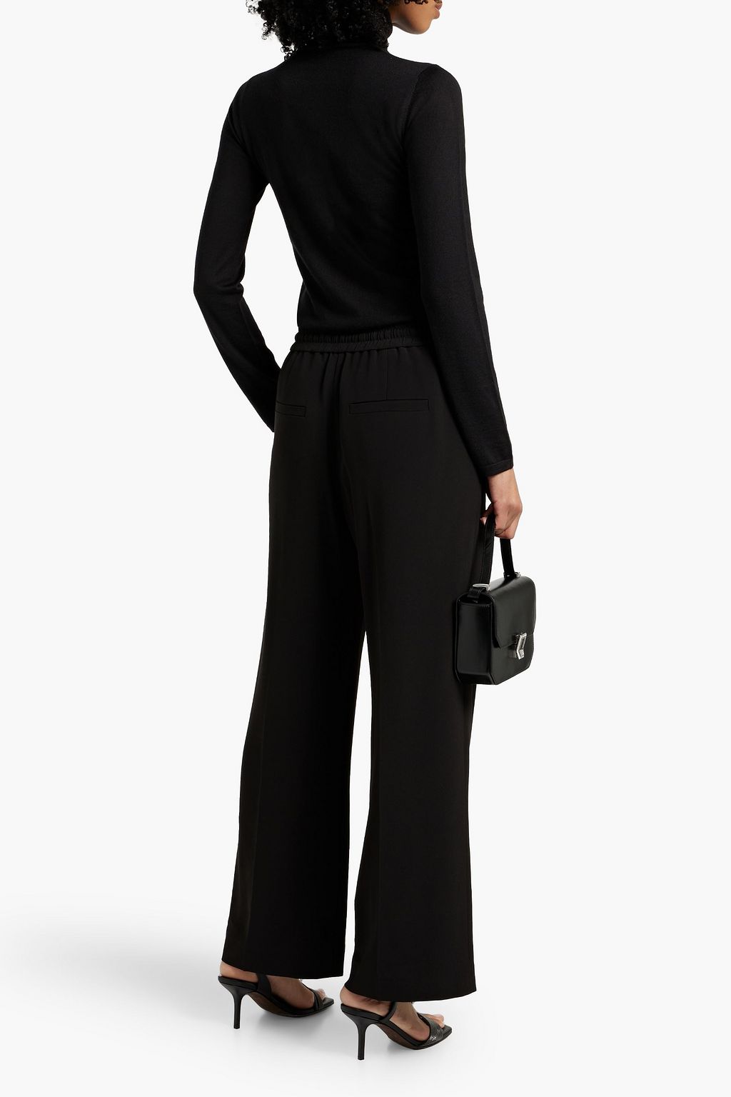 BRUNELLO CUCINELLI Crepe wide-leg pants