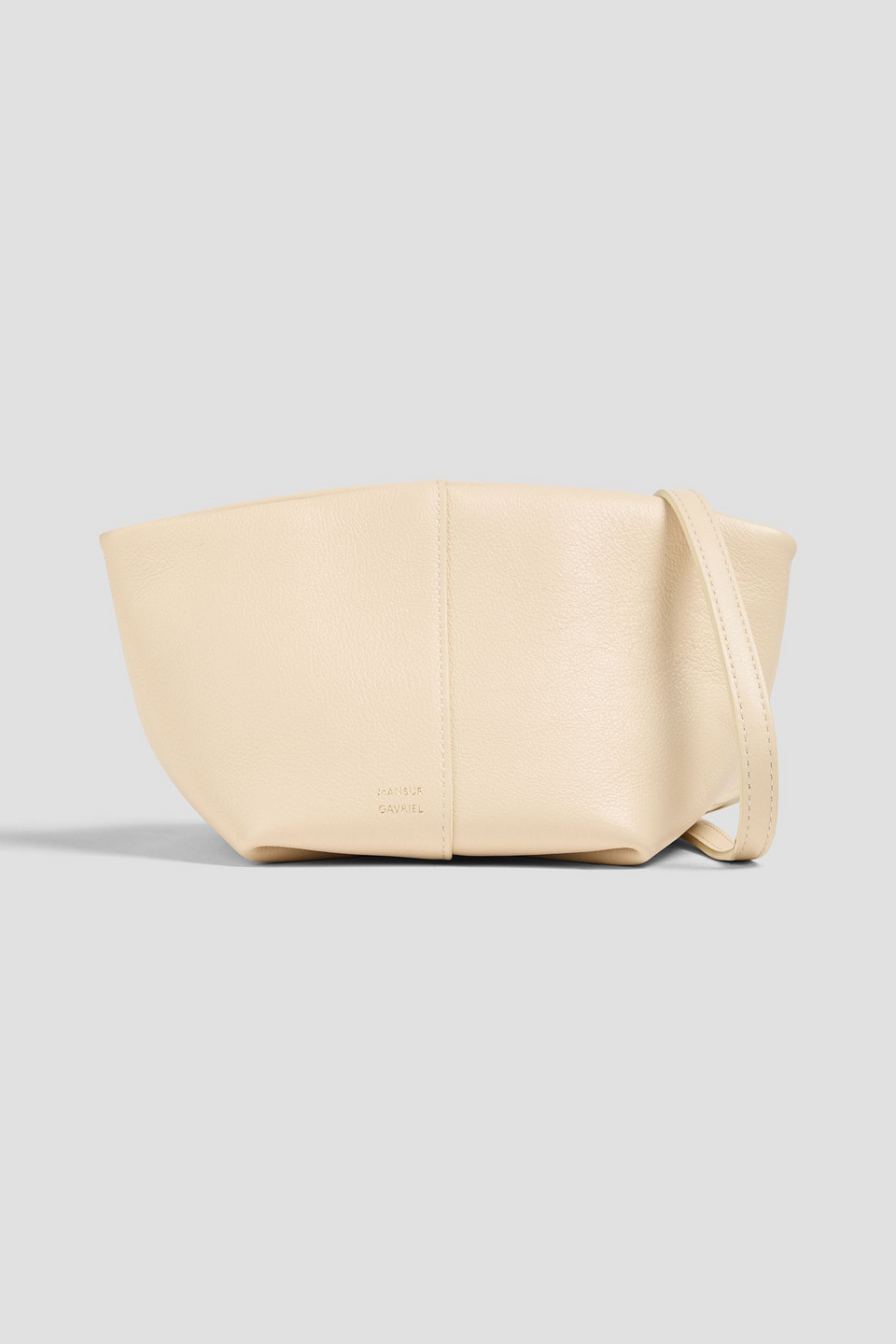 Mansur Gavriel Leather Cross-body Bag In Cream