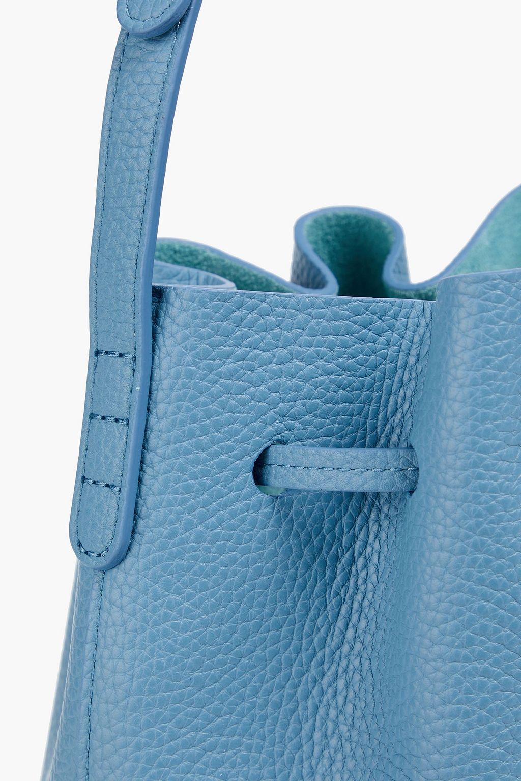 MANSUR GAVRIEL Pebbled-leather bucket bag