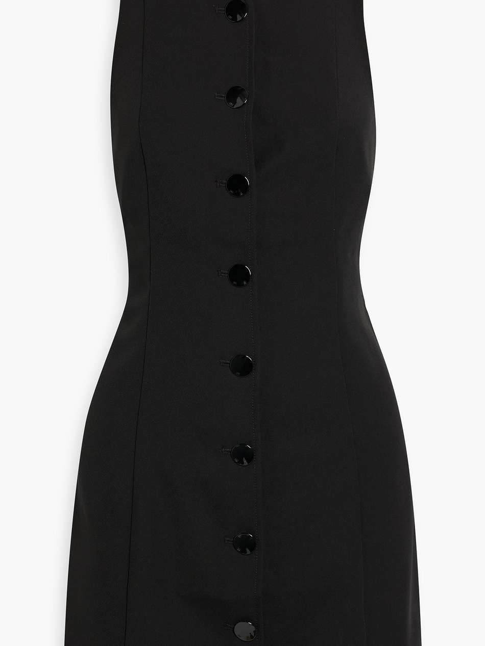 knotted twill mini dress
