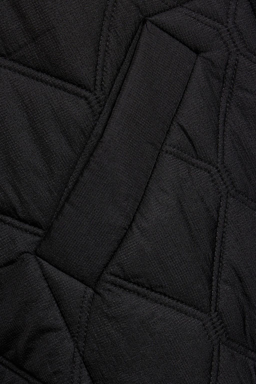 GANNI Quilted shell coat
